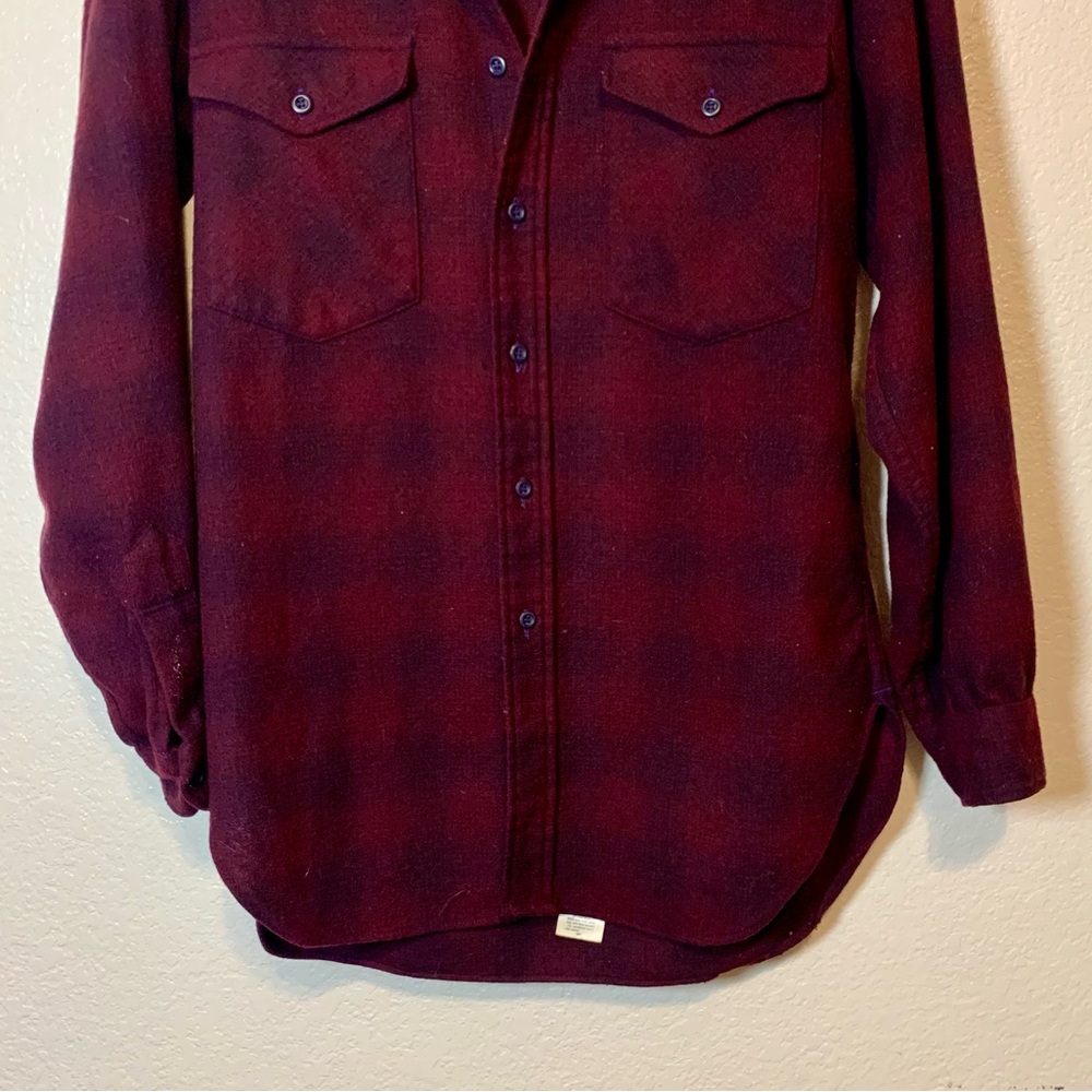 Pendleton Outdoors Man Wool Button Down Shacket S… - image 3